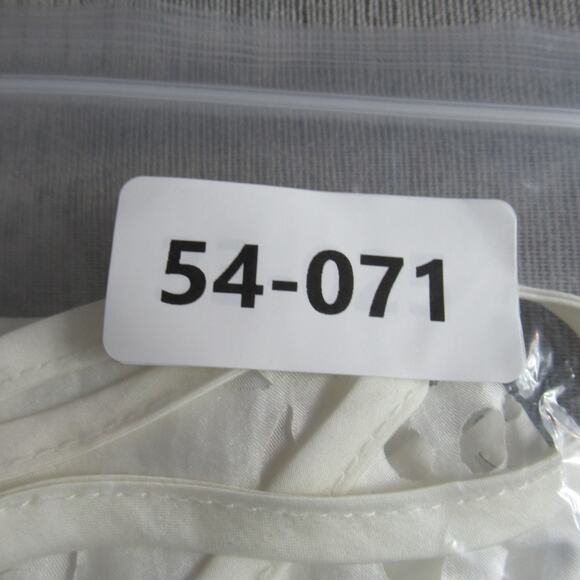 Bisou Bisou Dress Womens Size 6 White Strappy Mini Doily Angelic Sundress Preppy - Picture 11 of 11